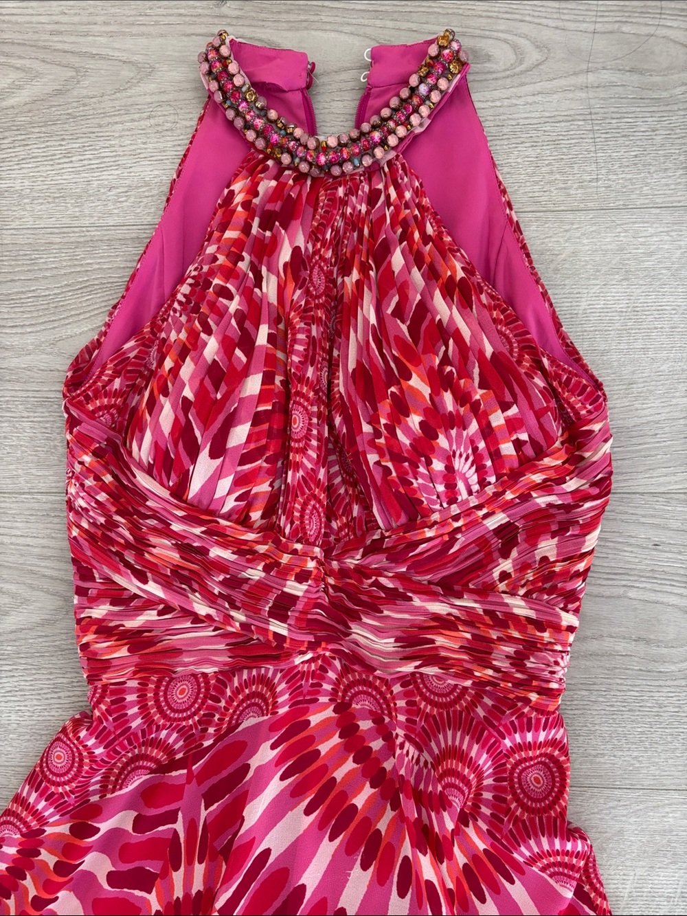 Teri Jon Halter Maxi Dress - Picture 2 of 13